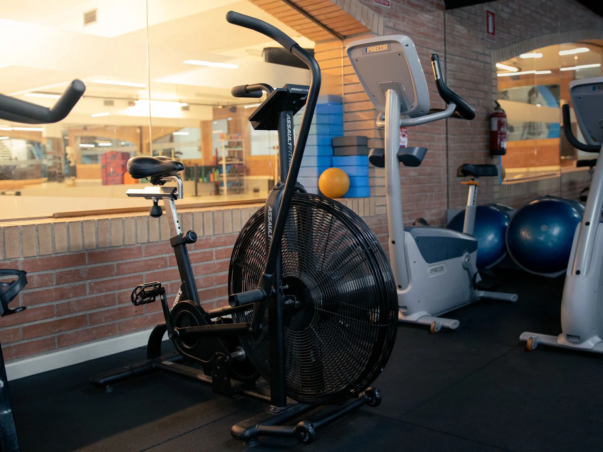 Sala de bicicletas estaticas