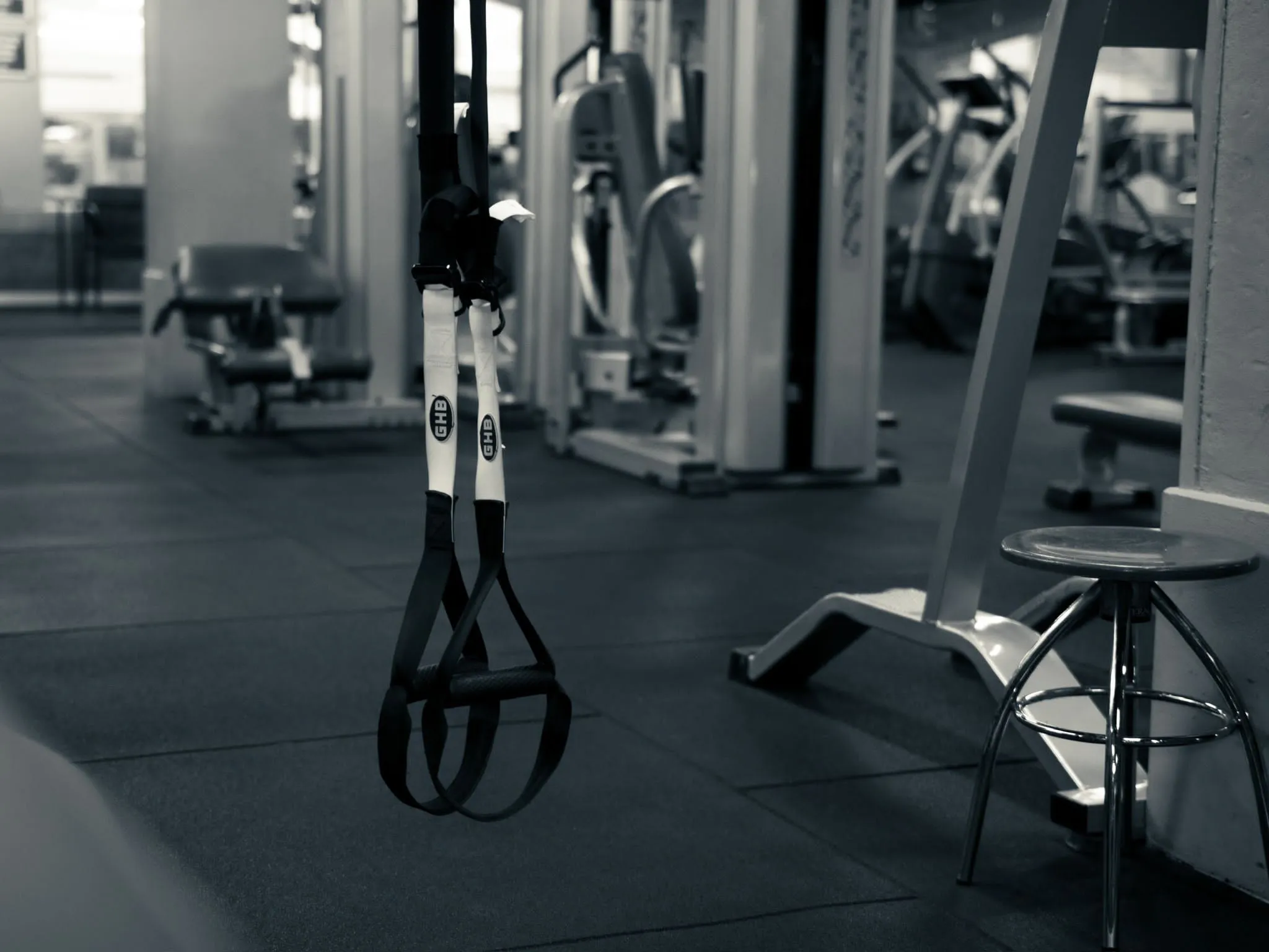 Poleas en el gimnasio